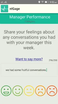 n!Gage - Continuous Feedback android App screenshot 3